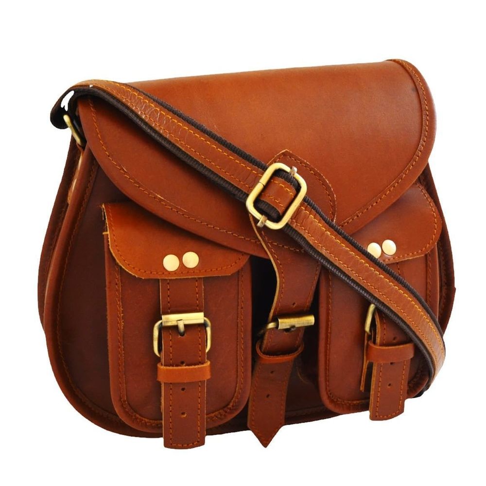 Elegant Tan Leather Hobo Bag - Picture 5 of 7